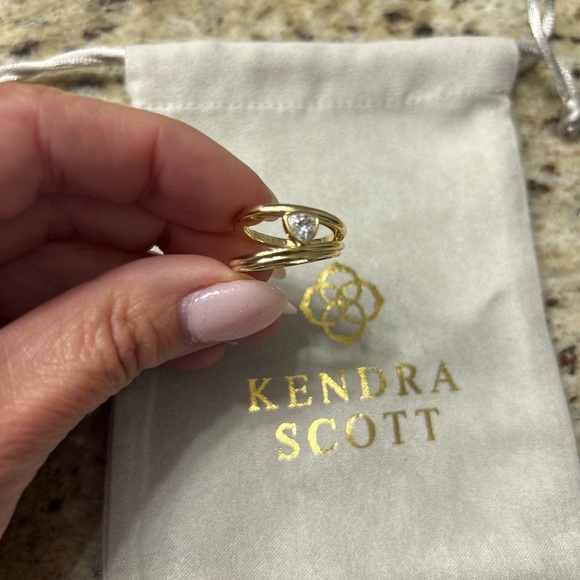 Kendra Scott Gold Rings Set - Picture 2 of 3